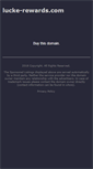 Mobile Screenshot of lucke-rewards.com