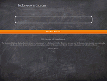 Tablet Screenshot of lucke-rewards.com